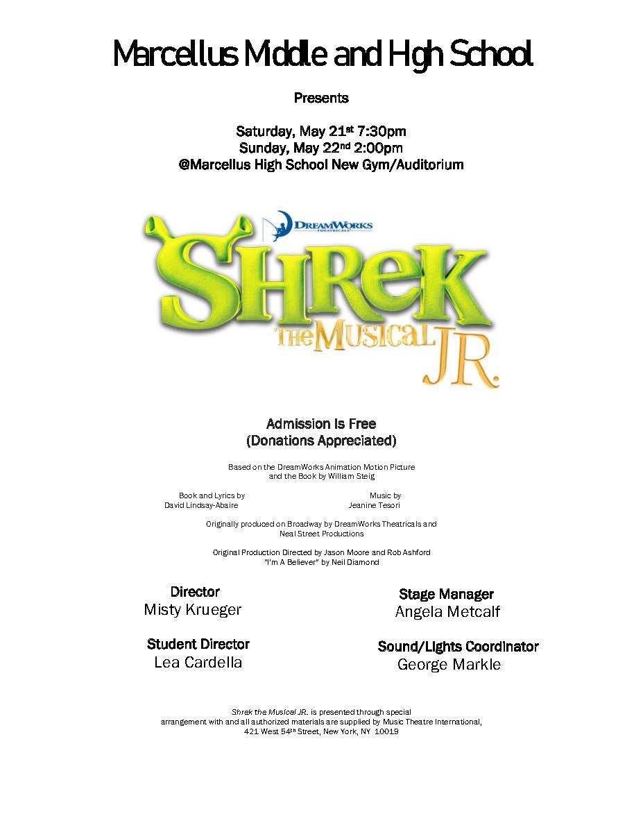 Shrek the Musical Poster